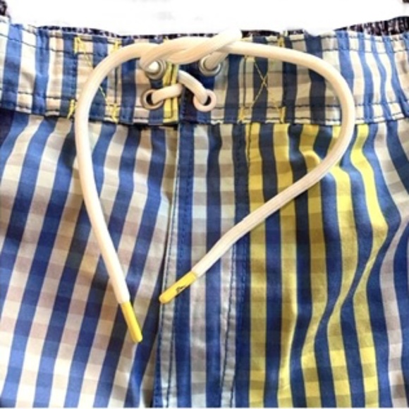 Tommy Bahama XXL striped swim trunks,,blue stripes, lined, great! - Picture 5 of 8